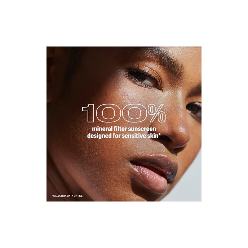 Cetaphil Sheer 100 Mineral Liquid Sunscreen for Face With Zinc