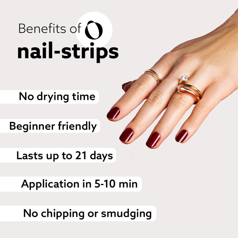 Manicino UV Nail Wraps - Durable Gel Stickers for Effortless