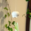 Dopamine Arts "Suzu Orchid" Wind Chime, Cream Skin, Small Cute