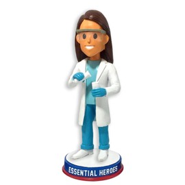Scientist Lab Technicians Essential Heroes Bobblehead Female Light Skin Tone
