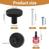 Haisheng 12 PCS Furniture Knobs, Cabinet Knobs, Matte Furniture Knobs