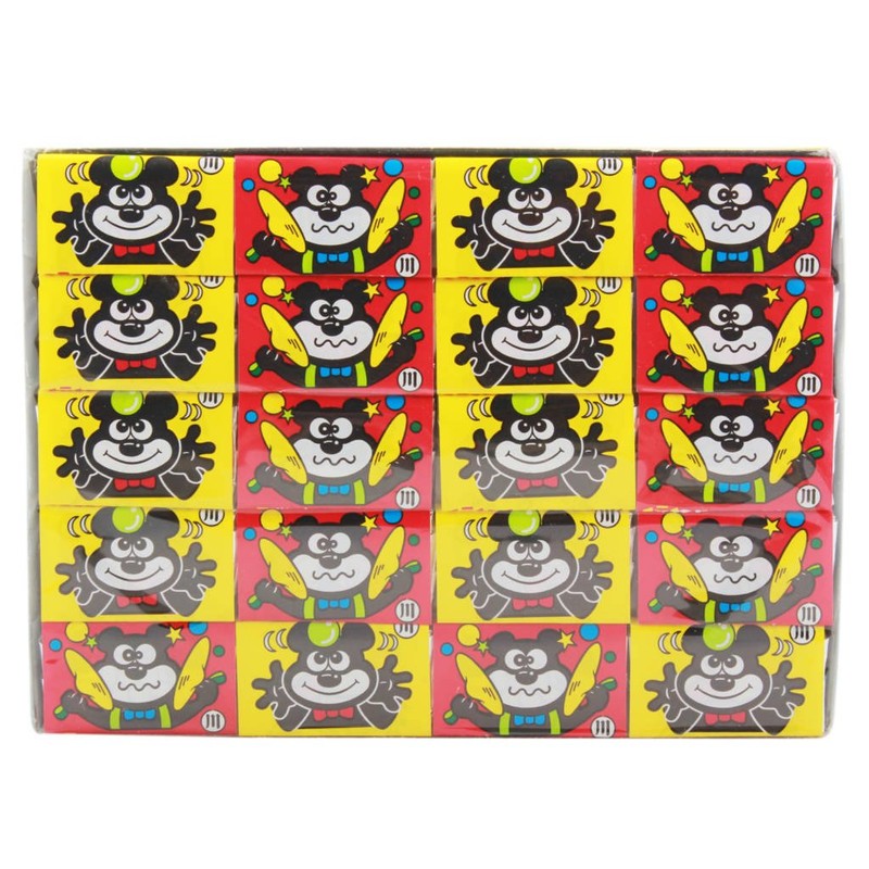 Marukawa 1 Fusen Chewing Bubble Gum, Strawberry, 60 Pcs