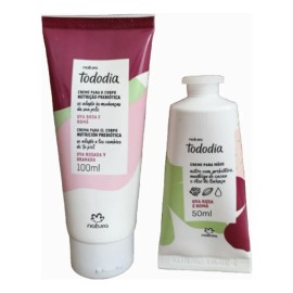 Natura Tododia Kit Uva Rosada Y Granada Crema Cuerpo Y Manos