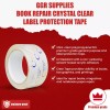 T.R.U. LP-20CC Book Repair Crystal Clear Label Protection Tape: 1"