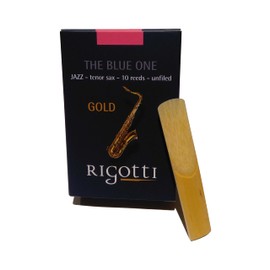 Rigotti RG.JST Gold Jazz Tenor Saxophone Reeds - 2 Medium (10-pack)