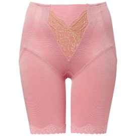 Twin Cross Women's Long Girdle, rose beige