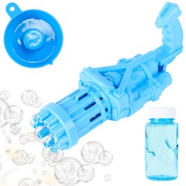 Toyland® Bubble Blaster Toy With 10 Hole Blower - Bubble Solution Included - Outdoor Toys - Garden Games