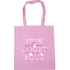 Hippowarehouse If In Doubt Pout Tote Shopping Gym Beach Bag