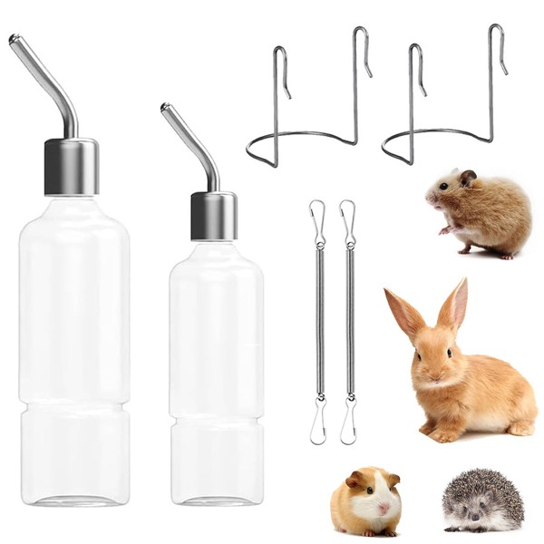 YINZZTRY Hanging Pet Water Bottles, Pack of 2 Drinking Bottle
