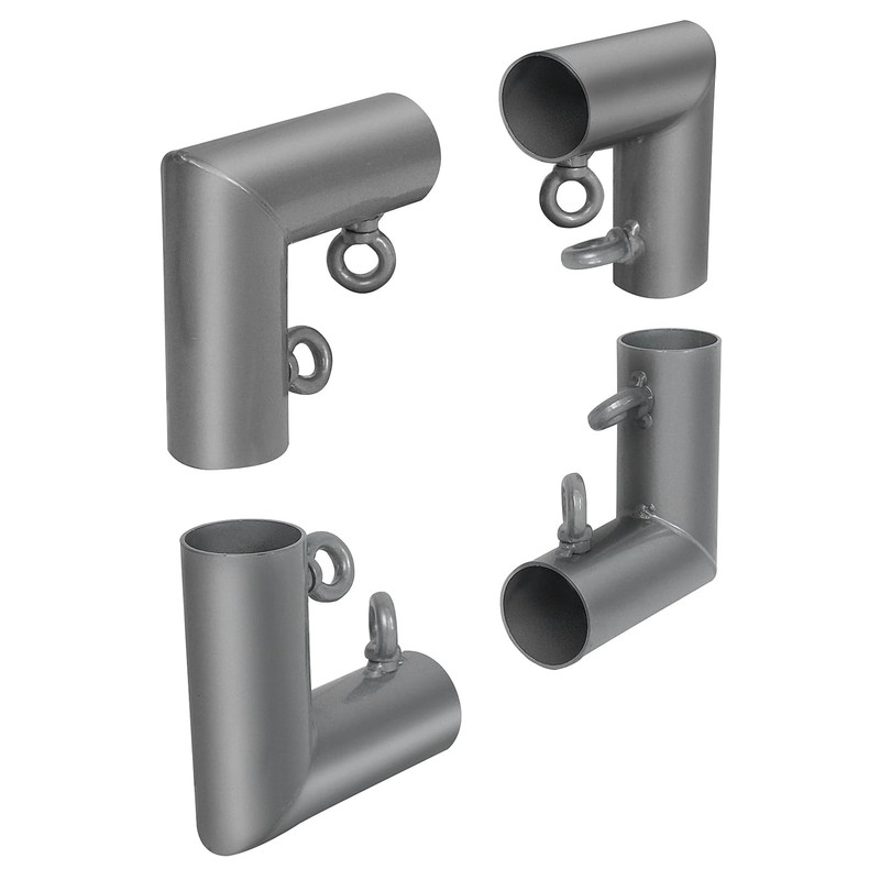 Aoneky 1 3/8'’ L Shaped Corner Canopy Fitting - Fits