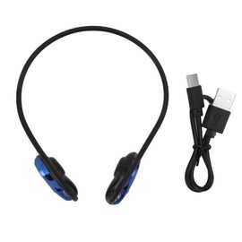 Open Ear Headphones Multifunctional Stereo Sound Noise Reduction Wireless Bluetooth 5.3 Headphones for Sports Running Daily Blue