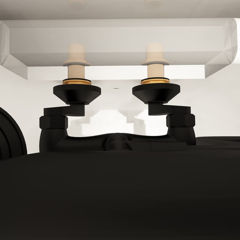 sumerain Clawfoot tub faucet Brass Extension Nut for tub wall