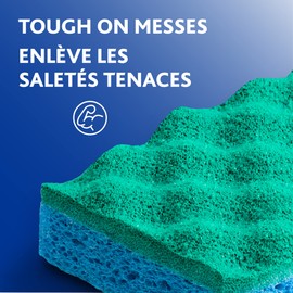 Vileda Scrunge Multi-Use No-Scratch Scrub Sponge (Pack of 16)