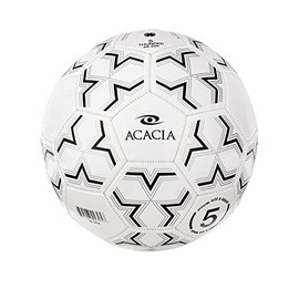 ACACIA Thunder Soccer Ball, Black/White, Size 5
