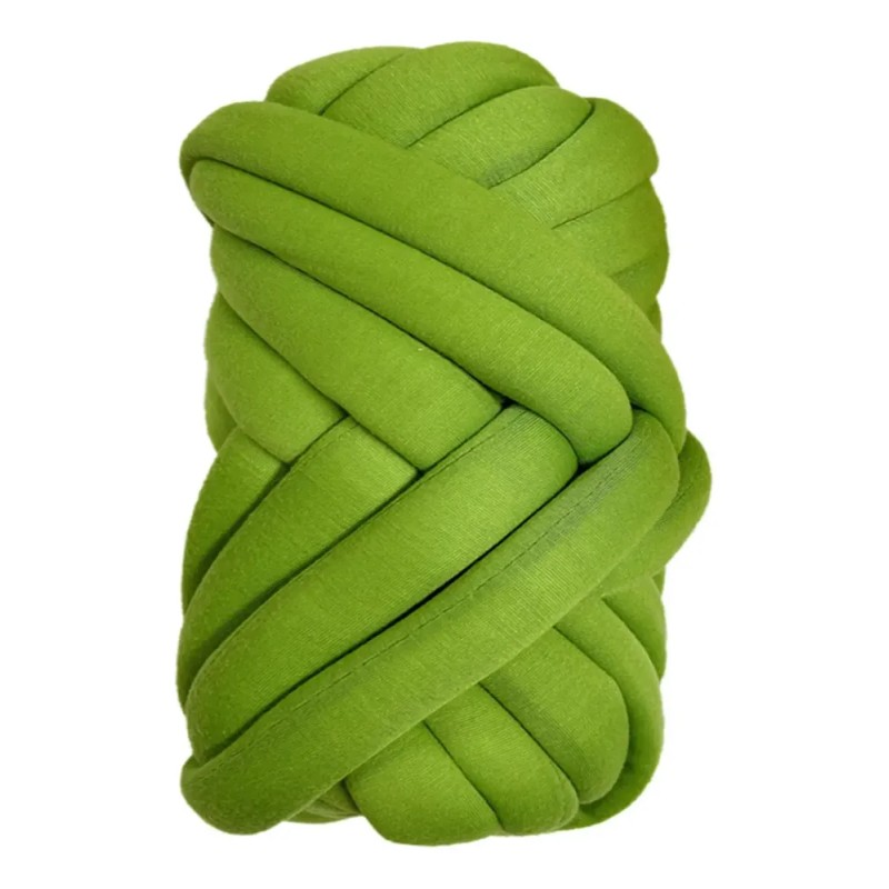 1.5kg Chunky Yarn Jumbo Tubular Yarn Soft Arm Knit Green