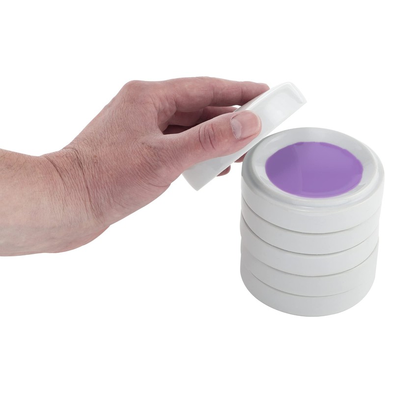 Circular Ceramic stacking palettes 5 x 7cms