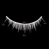 White False Eyelashes for Cosplay White False Eyelashes Natural False
