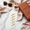 5Pcs Heart Shaped Zipper Pull Replacement - Metal Backpack Zipper