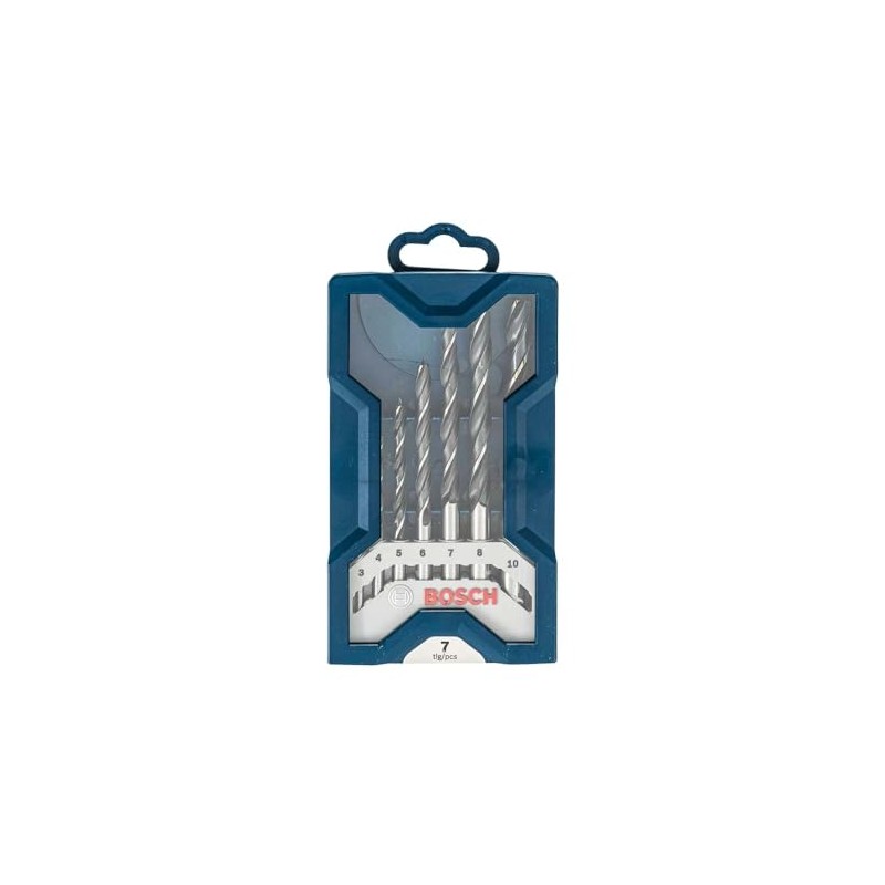 Bosch Juego de Brocas Madera Bosch Mini X-Line 3-10mm 7