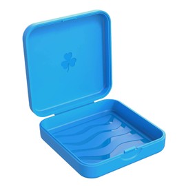 ARGOMAX Aligner Case - Slim Retainer Box for Orthodontic Braces | Portable Dental Storage with Airflow Slots | Compact Carrying Case for Daily Use & Travel (1pcs blue)