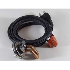 Engine Block Heater Kit compatible with CLAAS Combines Lexion 405 w/Perkins 1006-6 Eng.