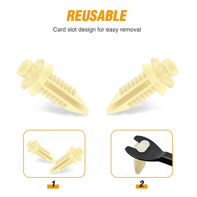 GOOACC 20PCS Fuel Line Retaining Clips 5/16 in.and 3/8 in.