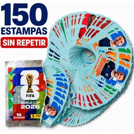 150 Estampas Panini Mundial FIFA World Cup 2026 Originales – Sin Repetir | Sin Repetir