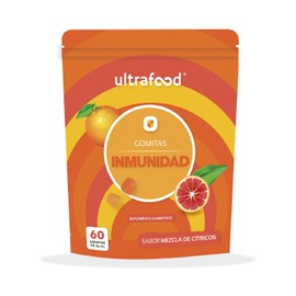 Gomitas Vitamina Betaglucano Gluconato Zinc Suplementos 100 Naturales Sabor Cítricos Contiene 180 Gramos Por Envase