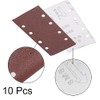 BOXONLY Hook and Loop Sanding Sheet Sander Sandpaper 8 Hole