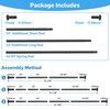 Tension Curtain Rod 51-166 Inch(4.25-13.83Ft), Extra Long Outdoor Tension Rod
