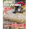 EZARC Wood Pruning Reciprocating Saw Blade 9 Inch, Fleam Ground