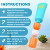MONVIE Sunscreen Applicator, Refillable and Spill Proof Kids Sunscreen Lotion