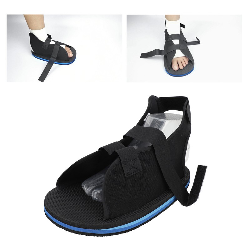 Cast Shoe Open Toe Heel Adjustable Stable Support Canvas Post