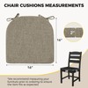 downluxe Indoor Chair Cushions for Dining Chairs, Soft and Comfortable