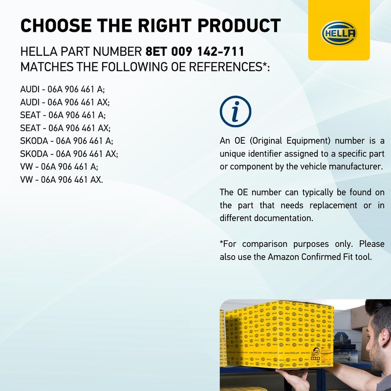 HELLA 8ET 009 142-711 Air Mass Sensor - Pipe-neck