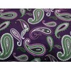 Impressions Cotton Flannel Standard Pillowcase Set Paisley, Purple