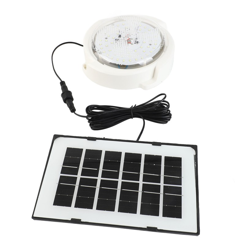 Solar Ceiling Light High Brightness 50LED Timing Solar Shed Lamp