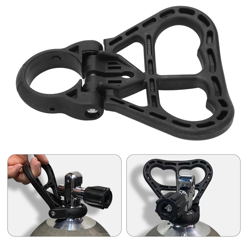 Heavy Duty Scuba Diving Folding Tank Plastic Carry Handle Cylinder