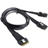 AoQhir Slim SAS SFF 8654 8i to Dual Mini SAS