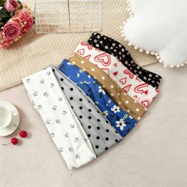Fashion Women's Headbands for Short Hair Non Slip Elastic Floral Hairbands, Soft Fabric 2 Inches Thick Stripe Head Bands Heart Headbands, Valentine's Day (Polkadots-HeadbandsH)