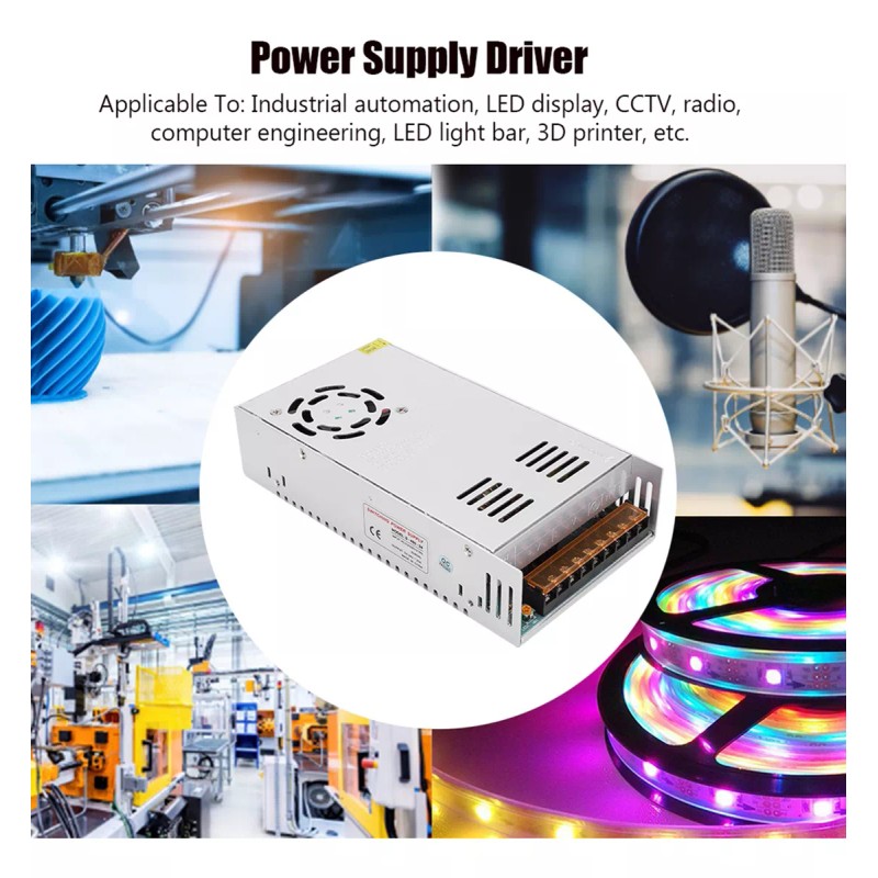 MIZETLI Fuente De Poder Voltaje 24v 20a Alimentación Conmutada 480w