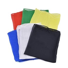 Magic Silk, Magic Silk, Magic Silk, For Magicians, Ultra Thin, Magic Display, Practice, Handkerchief, Scarf, 11.8 x 11.8 inches (30 x 30 cm), Stage Magic Tool, Ships in 6 Colors
