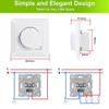 Tuperoymse LED Dimmer Switch Flush-Mounted Dimmer 5-300 W Dimmer Switch