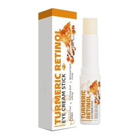 Kurkuma-Augencreme-Stick, Turmeric Retinol Augenbalsam Stift, Anti-Aging Augencreme, Feuchtigkeitsspendender Augenbalsam-Stick, Reduziert Schwellungen und Tränensäcke 5g eyecream1 (2)