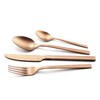 Amefa 9385AEAFV2B60 Square 16 Piece Copper Cutlery Set