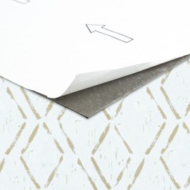 Retro Self Adhesive 12-Inch Vinyl Floor Tiles, 20 Tiles - 12" x 12", Diamond Pattern - Peel & Stick, DIY Flooring for Kitchen, Dining Room, Bedrooms & Bathrooms by Achim Home Decor