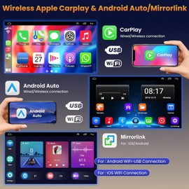 Android 13 Car Stereo for Hyundai Genesis Sedan 2009-2014 4G RAM+64G ROM, 9 Inch IPS Touch Screen Car Radio with Wireless Carplay/Android Auto,GPS, WiFi, Bluetooth, Support OBD2/DVR/DSP