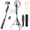Upgraded Auto Face Tracking Tripod 360° Rotation with Stand, 10"