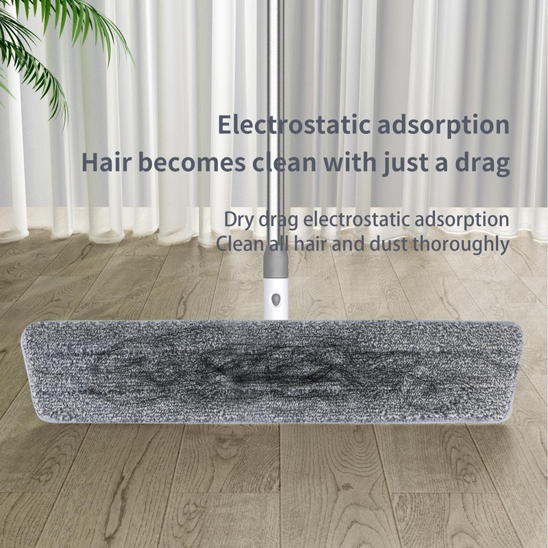 Flat Microfiber Mop for Floor Cleaning, 18 inch (17.7 in/45