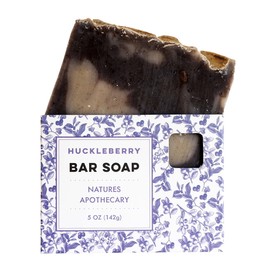 NATURE'S APOTHECARY Huckleberry Premium Bar Soap - Cold-Processed Castile Soap - Eco-Friendly, Vegan, Hypoallergenic, All-Natural, Handmade in USA by DAYSPA Body Basics